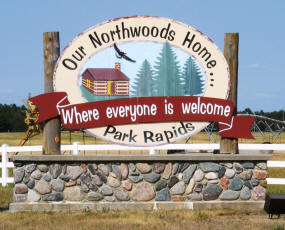 Park Rapids Minnesota Welcome Sign