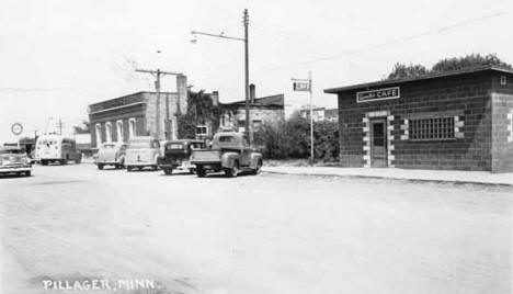 Street Scene, Pillager Minnesota, 1957