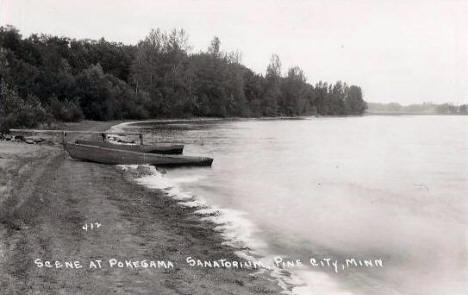 Scene at Pokegama Sanitorium, Pine City Minnesota, 1930's