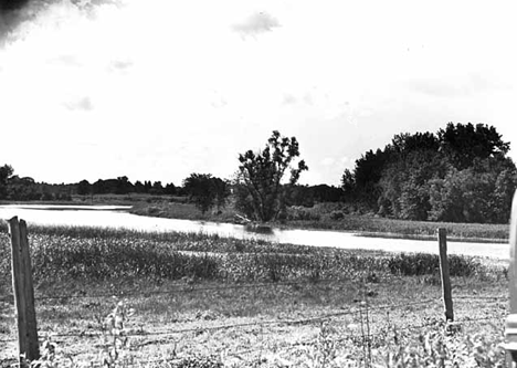 Outlet of Lake Pokegama, Pine City Minnesota, 1930