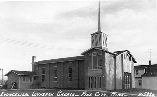 Evangelical Lutheran Church, Pine City Minnesota, 1950's