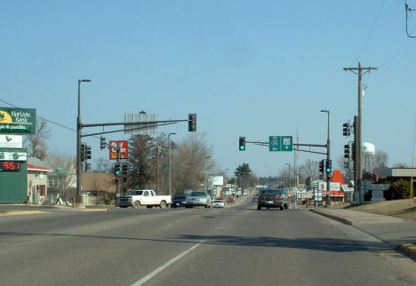 Street scene, Pine City Minnesota, 2007