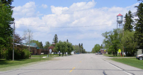 Street scene, Plummer Minnesota, 2008