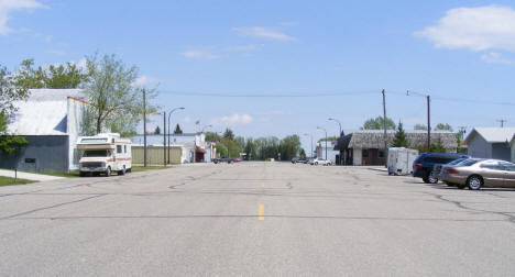 Street scene, Plummer Minnesota, 2008