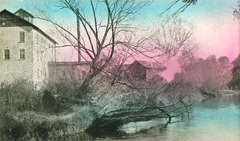 Roller Mills on Root River, Preston Minnesota, 1915