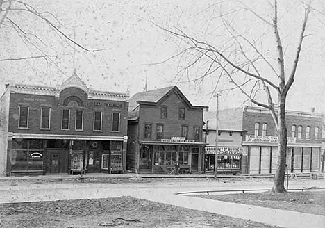 Street scene, Preston Minnesota, 1900