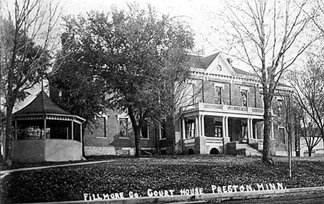 Fillmore County Courthouse, Preston Minnesota, 1911