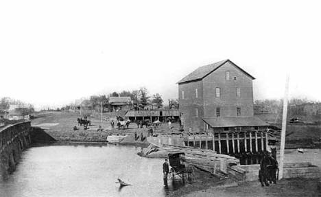 Sadley flour mill, Princeton Minnesota, 1885