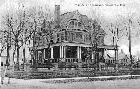 T. H. Caley residence, Princeton Minnesota, 1910