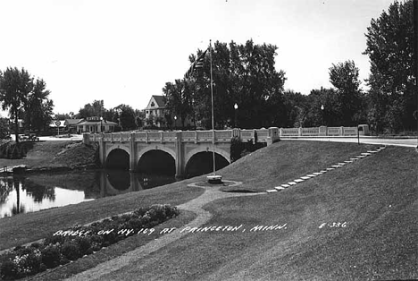 Bridge on Highway 169 at Princeton Minnesota, 1950
