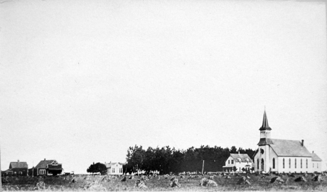 General view, Prinsburg Minnesota, 1900's