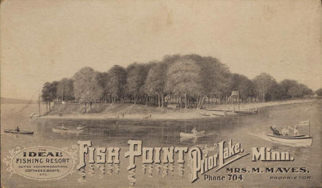 Fish Point Resort, Prior Lake Minnesota, 1910