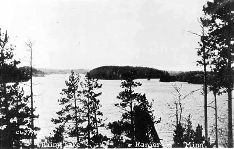 View of Rainy Lake, Ranier Minnesota, 1925