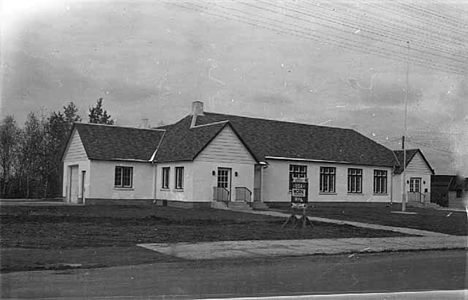 Community building at Ranier Minnesota, 1936