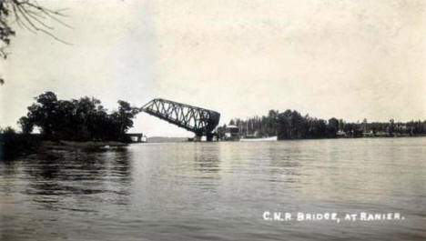 C.N.R. Bridge, Ranier Minnesota, 1910