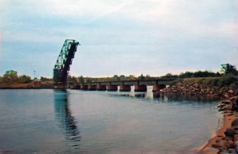 International Bridge at Ranier Minnesota, 1960's