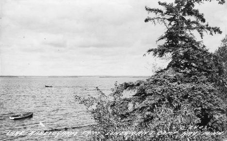 Lake Kabetogema from Lonergan's Camp, Ray Minnesota, 1930's