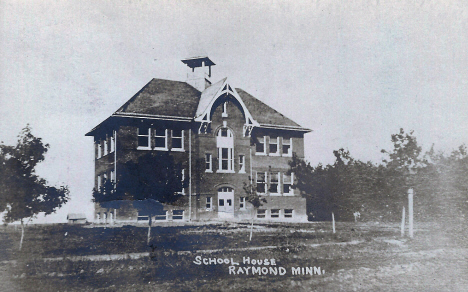 School, Raymond Minnesota, 1910's?