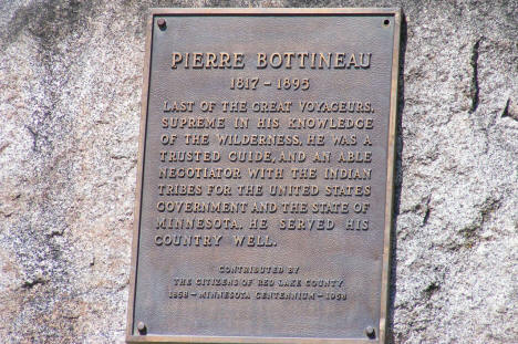 Pierre Bottineau Monument, Red Lake Falls Minnesota, 2008