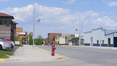 Street scene, Red Lake Falls Minnesota, 2008