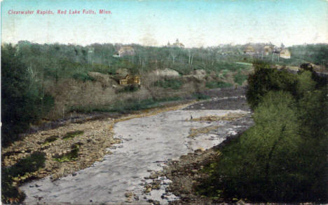 Clearwater Rapids, Red Lake Falls Minnesota, 1920's?