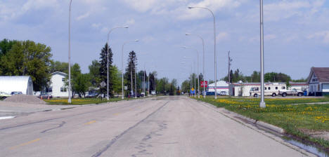 Street scene, Red Lake Falls Minnesota, 2008