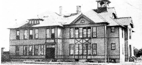First Lafayette High School, Red Lake Falls Minnesota, 1891