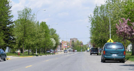 Street scene, Red Lake Falls Minnesota, 2008