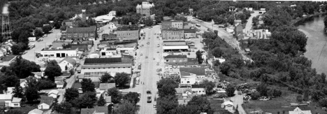 Downtown Red Lake Falls Minnesota, 1976