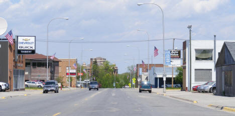 Street scene, Red Lake Falls Minnesota, 2008