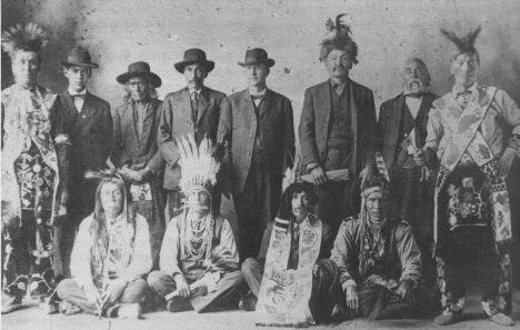 Red Lake Indian delegation to Washington DC, 1909