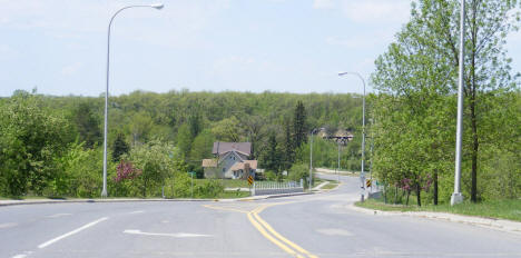 Street scene, Red Lake Falls Minnesota, 2008