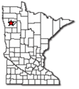Location of Red Lake Falls MN