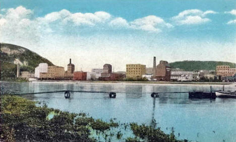 View from Tourist Camp, Red Wing Minnesota, 1929