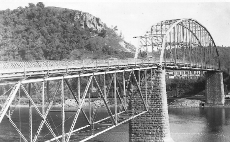 High Bridge over the Mississippi River, Red Wing Minnesota, 1930's