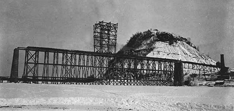 Bridge construction, Red Wing Minnesota, 1893