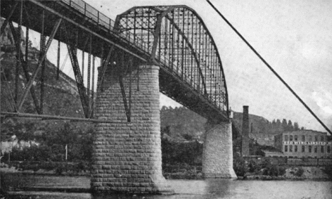 Steel Bridge across the Mississippi River, Red Wing Minnesota, 1907