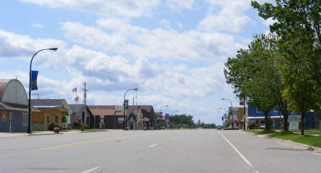 Street scene, Remer Minnesota, 2009