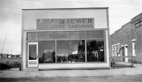 Brewer Furniture, Remer Minnesota, 1929