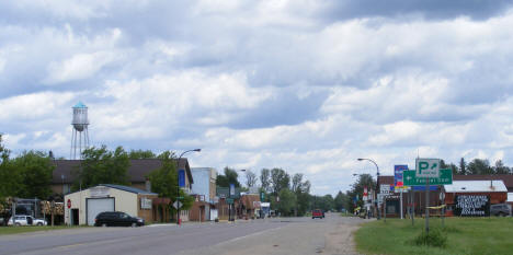 Street scene, Remer Minnesota, 2009