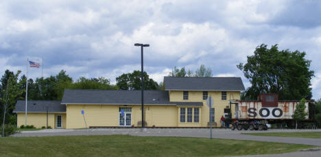 Museum in old Train Depot, Remer Minnesota, 2009