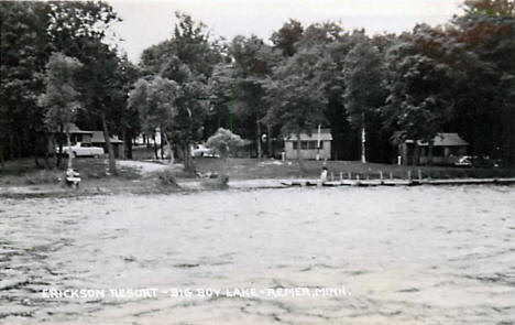 Erickson Resort on Big Boy Lake, Remer Minnesota, 1957