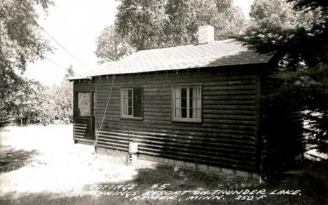 Cottage at Big Springs Resort, Remer Minnesota, 1967