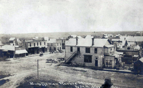 Birds eye view, Revere Minnesota, 1908