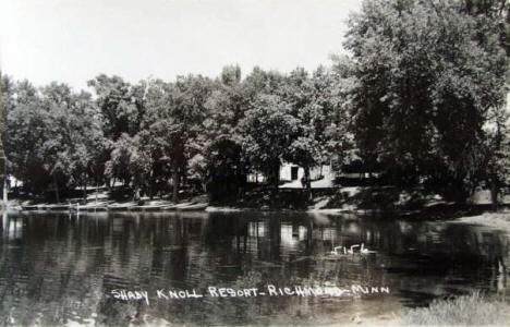 Shady Knoll Resort, Richmond Minnesota, 1950's