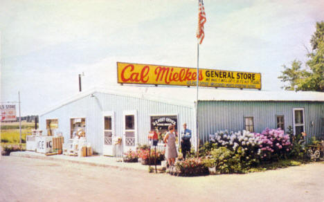 Cal Mielke's General Store, Richville Minnesota, 1950's