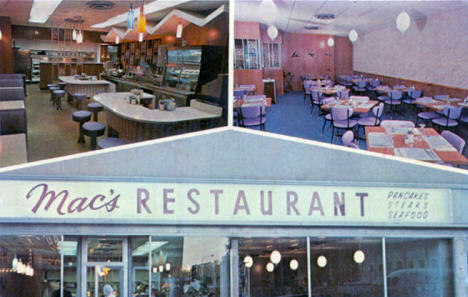 Mac's Restaurant, Rochester Minnesota, 1960's