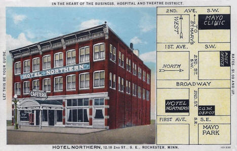 Hotel Northern, Rochester Minnesota, 1927