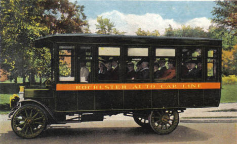 Rochester Auto Car Line, Rochester Minnesota, 1920's