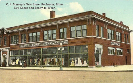 C. F. Massey's New Store, Rochester Minnesota, 1920's